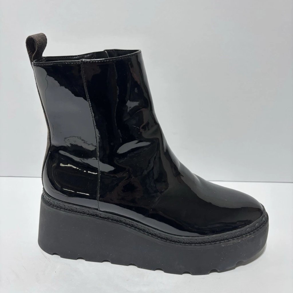 Michael Kors Women’s Geller, Black Wedge Ankle Booties, Size 9 M